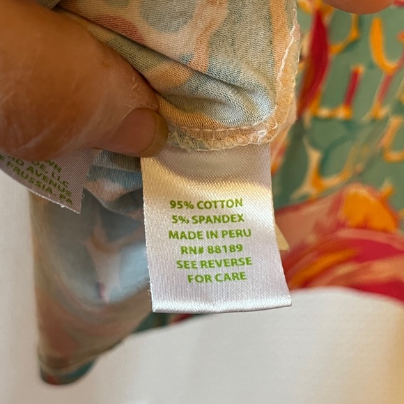 Lilly Pulitzer Flamingo Print Short Sleeve Top S - Picture 3 of 5